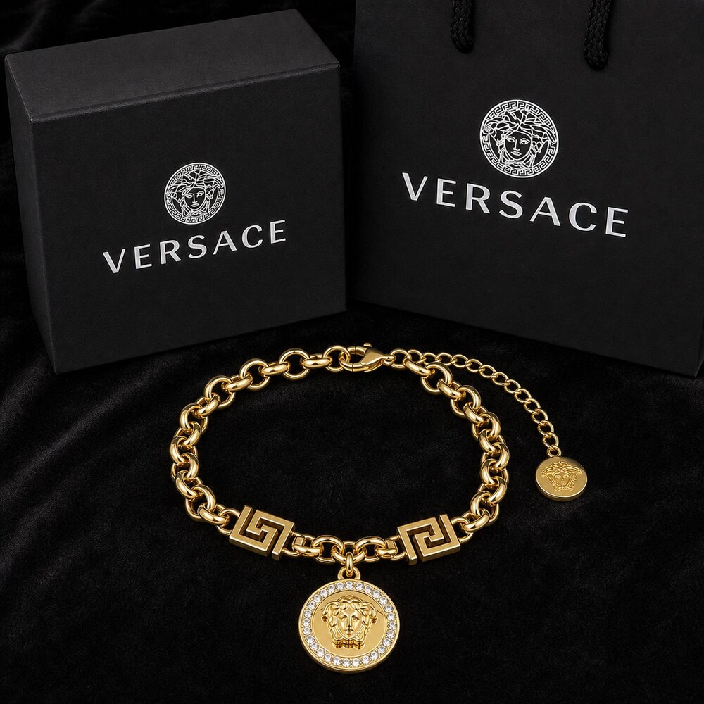 Versace Bold Statement Bracelet Style 2 | New with Box - Picture 2 of 9